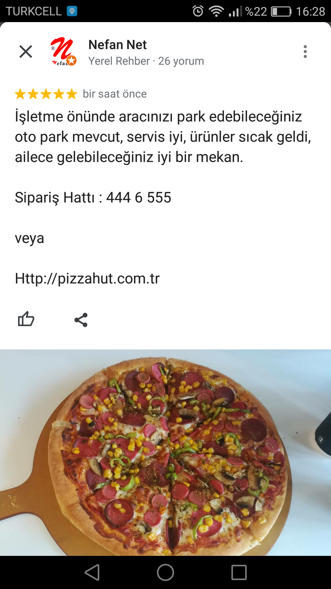 Pizzahut, Çekmeköy